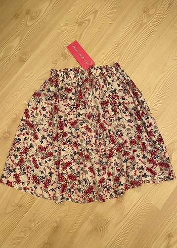 ETİKETLİ,M-L-XL,KLOŞ ÇİÇEKLİ ETEK - Görsel 9