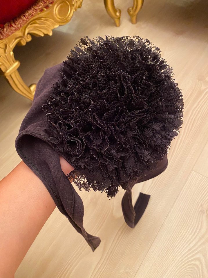 TÜRBAN ALTI KOYU GRİ SAÇ BONESİ - Görsel 3