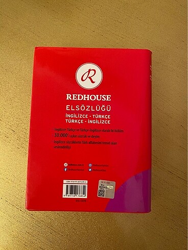 REDHOSE HİÇ KULLANILMAMIŞ CİLTLİ SÖZLÜK