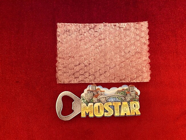 Beden çeşitli Renk BOSNA-HERSEK,MOSTAR KULLANILMAMIŞ MAGNET