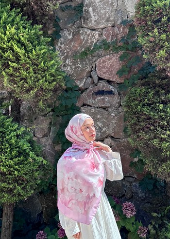 Blush Bloom Soft Şal