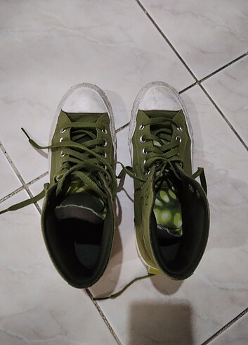 41 Beden yeşil Renk Orjinal converse