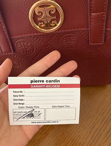 pierre cardin kadın çanta - Görsel 5