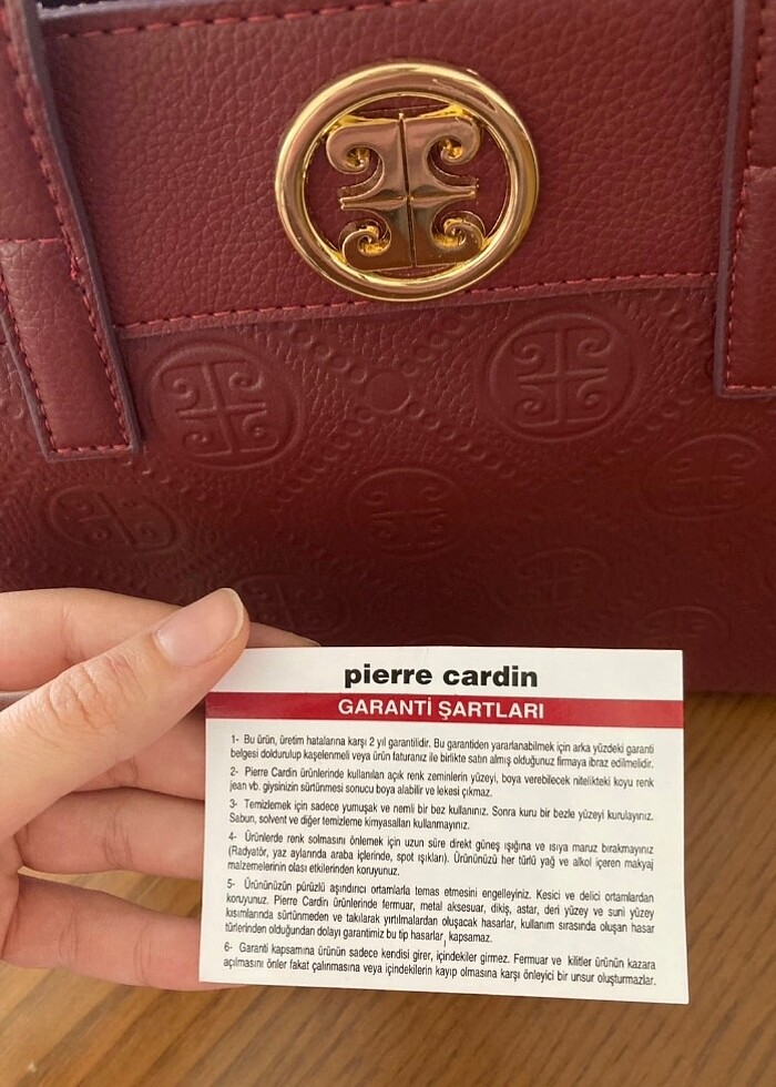 pierre cardin kadın çanta - Görsel 4