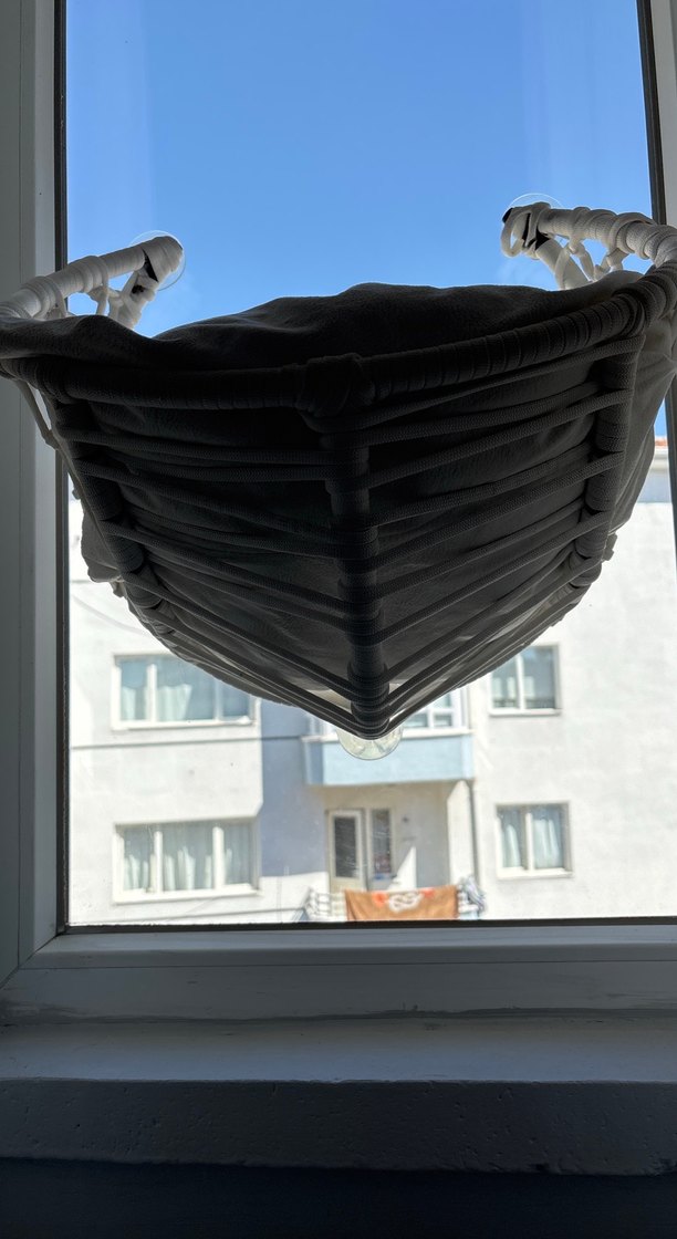 Beyaz kedi yatağı - Görsel 2