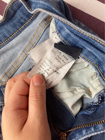 xs Beden mavi Renk LTB jean