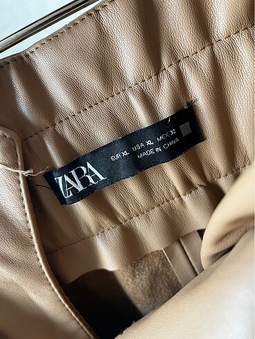 xl Beden camel Renk Zara şort
