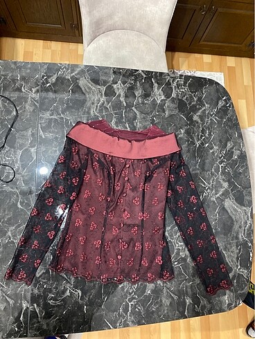 Tafta alt üst takım abiye elbise - Görsel 2