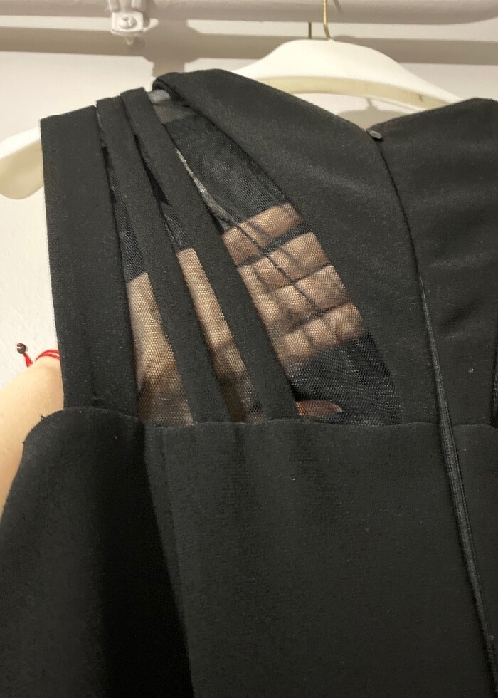 Siyah abiye elbise - Görsel 5