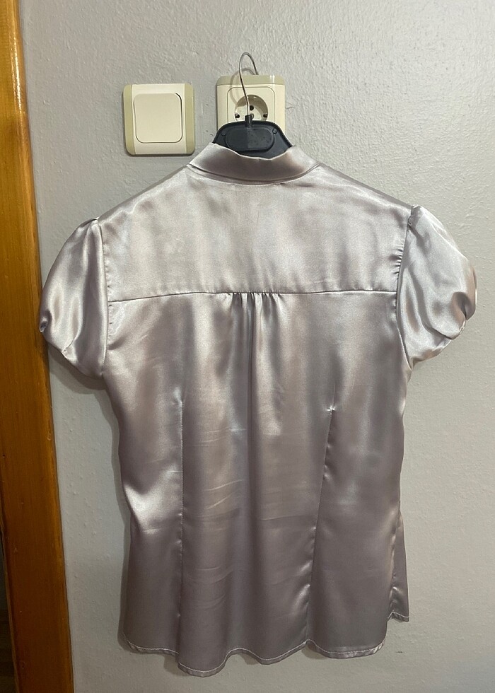 Saten bluz - Görsel 2