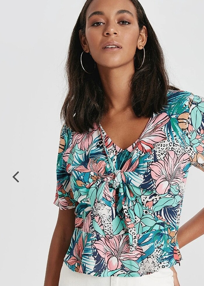 Lcw çiçekli bluz - Görsel 2