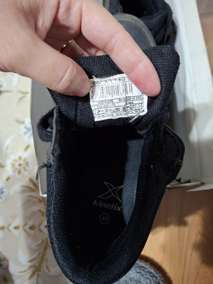 Erkek Siyah  Bot 40 numara - Görsel 5