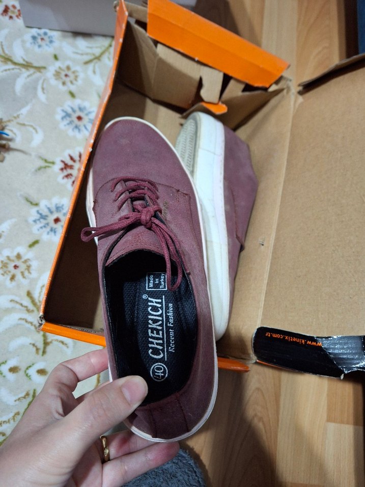 bordo Erkek Ayakkabı - Görsel 4