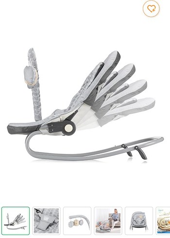 Gri Desenli Bebek Ana Kucağı - Görsel 5