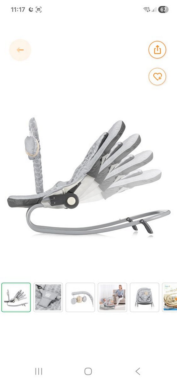 Gri Desenli Bebek Ana Kucağı - Görsel 5