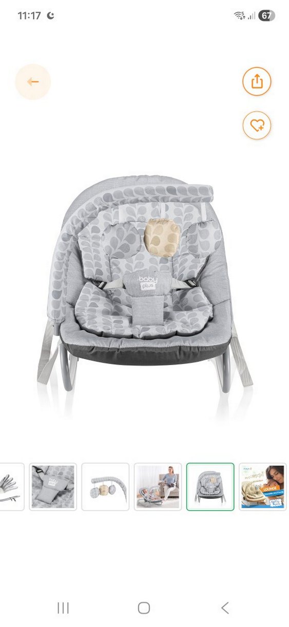 Gri Desenli Bebek Ana Kucağı - Görsel 4