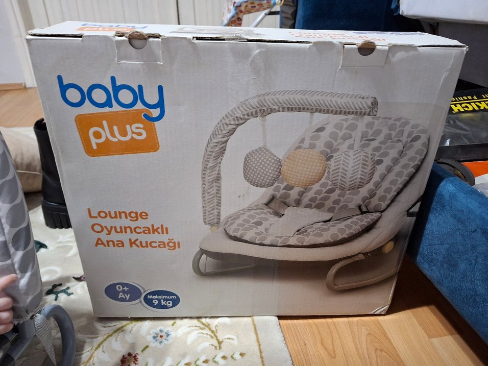 Gri Desenli Bebek Ana Kucağı - Görsel 3