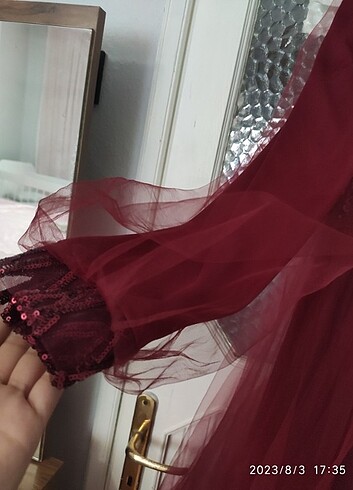 40/ Abiye tül prenses elbise  - Görsel 6