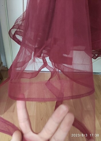 40/ Abiye tül prenses elbise  - Görsel 8