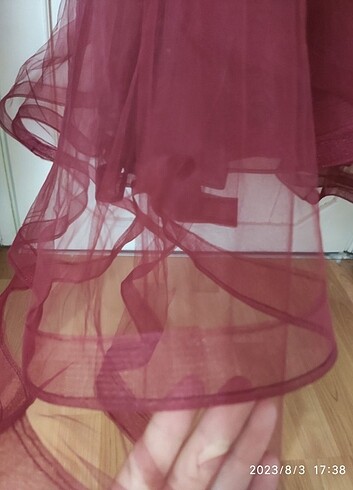 40/ Abiye tül prenses elbise  - Görsel 10