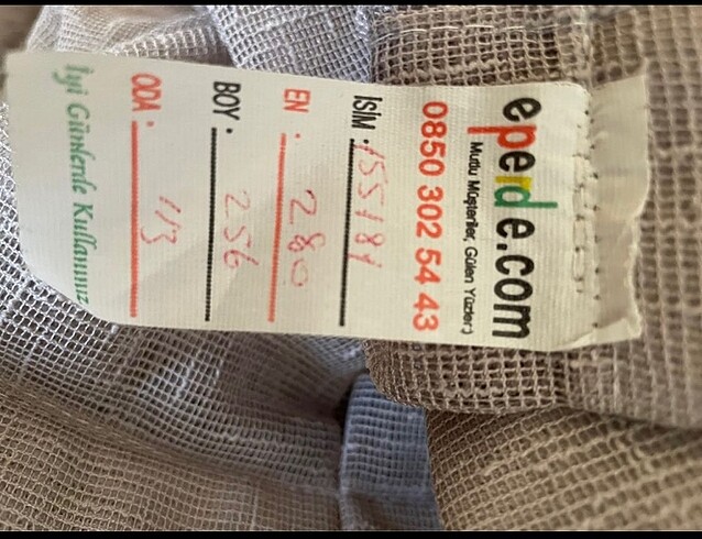  Beden 2 adet büyük boy tül ve 1 adet fon
