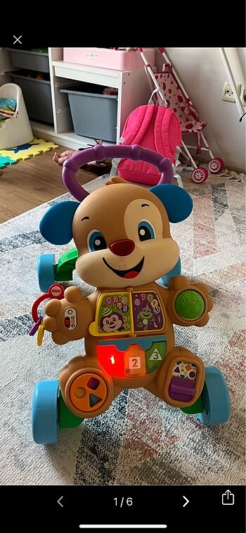 Egitici Sevimli köpekçik yürüteç