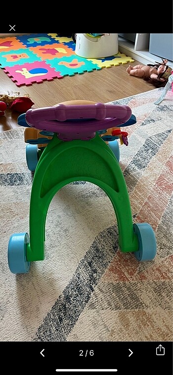 Fisher Price Egitici Sevimli köpekçik yürüteç