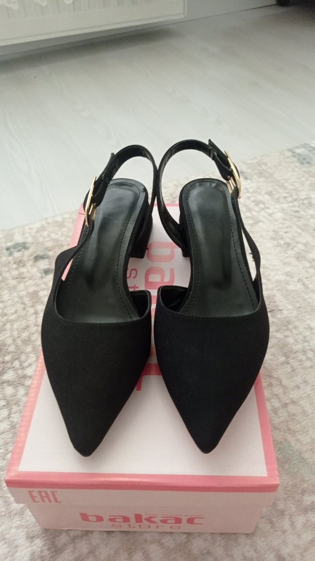 Diger Siyah Tokalı Kadın Topuklu Ayakkabı - Görsel 2