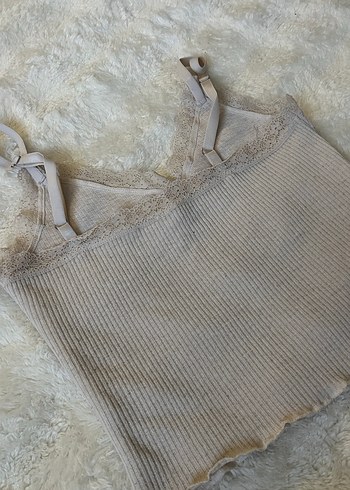 V Yaka Bej Crop - Görsel 2