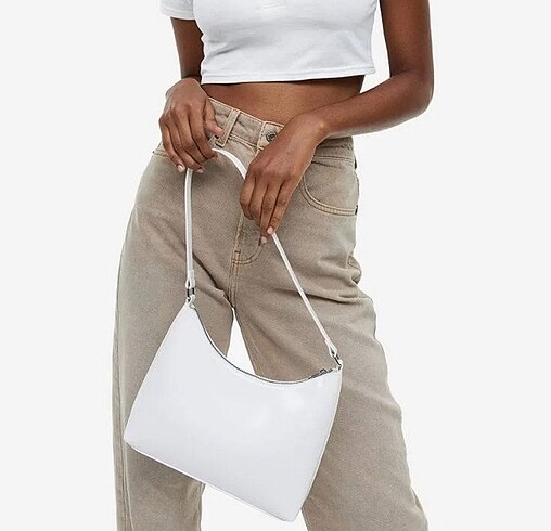 H&M beyaz çanta