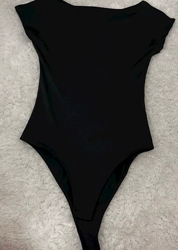 Kürk Detaylı Siyah Kadın Mayo - Görsel 2