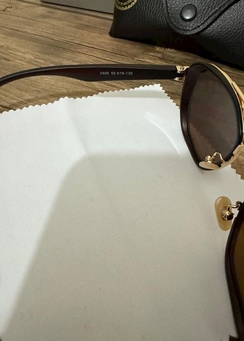 Beden kahverengi Renk Ray-Ban Erkek Koyu Kahverengi Güneş Gözlüğü