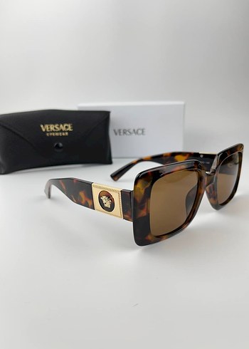 Beden Versace Kemer Detaylı Klasik Kahverengi Güneş Gözlüğü