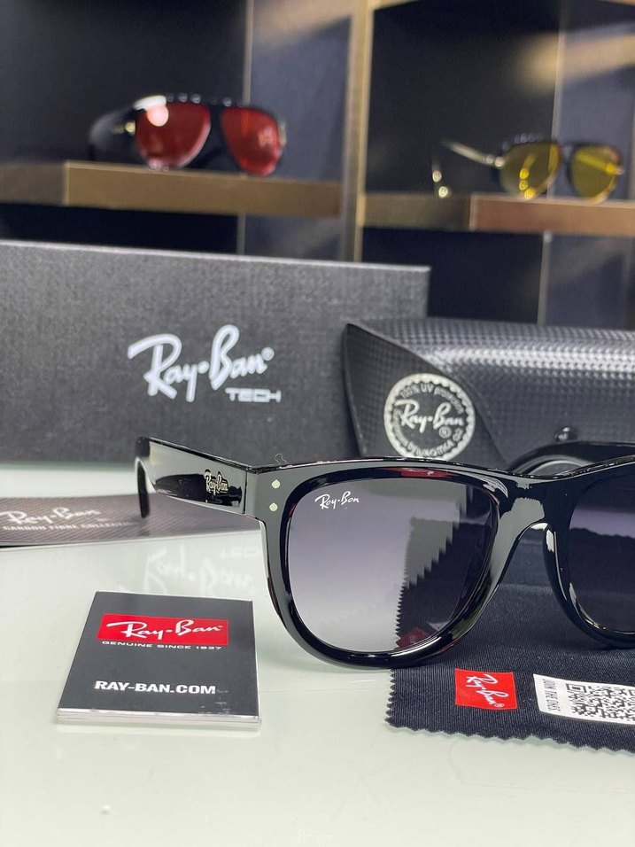 Ray-Ban Siyah Street Style Erkek Güneş Gözlüğü - Görsel 2