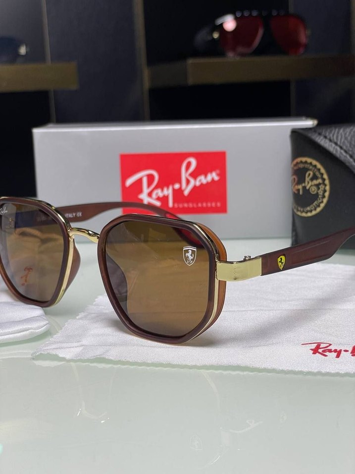 Ray-Ban Erkek Klasik Kahverengi Güneş Gözlüğü - Görsel 2