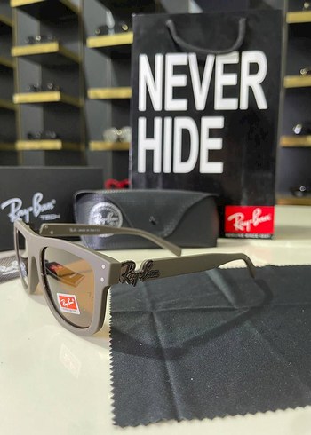 Ray-Ban Erkek Gri Kahverengi Polarize Güneş Gözlüğü - Görsel 2