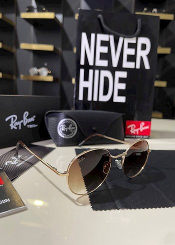 Ray-Ban Erkek Altın Renkli Parlak Güneş Gözlüğü - Görsel 2