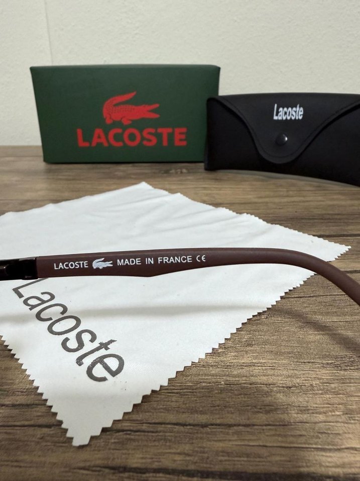 Lacoste Kahverengi Klasik Erkek Güneş Gözlüğü - Görsel 4
