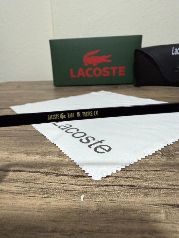Lacoste Siyah Polarize Erkek Güneş Gözlüğü - Görsel 4