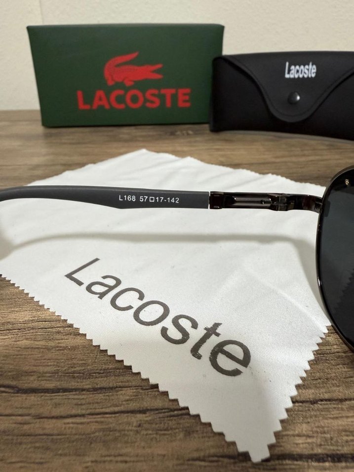 Lacoste Siyah Klasik Erkek Güneş Gözlüğü - Görsel 4