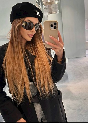 Miu Miu Gri Parlak Kadın Güneş Gözlüğü - Görsel 2