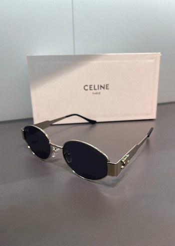 Celine Altın Çerçeveli Siyah Kadın Güneş Gözlüğü