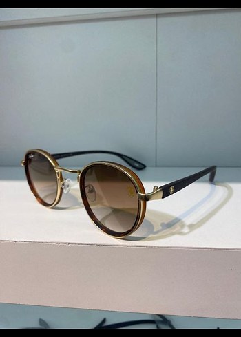 Ray-Ban Ferrari Kahverengi Yuvarlak Güneş Gözlüğü