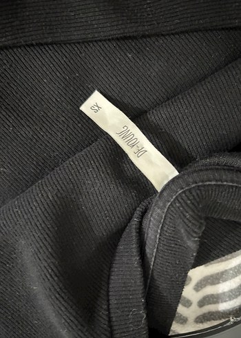 Siyah Baskılı Uzun Kollu Sweatshirt - Görsel 4