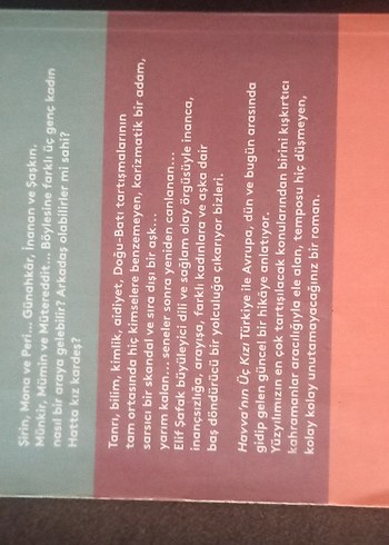 Havvarın Üç Kızı Romanı - Görsel 2