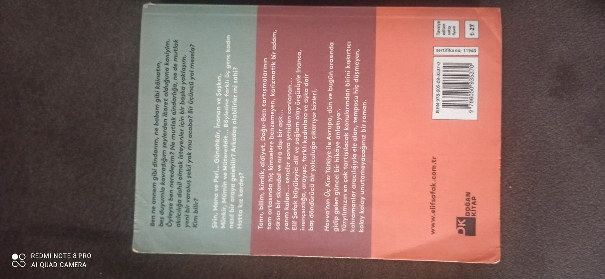 Havvarın Üç Kızı Romanı - Görsel 2