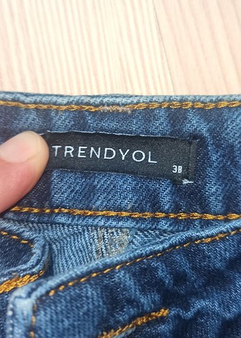 Lacivert Kadın Denim Jean - Görsel 2