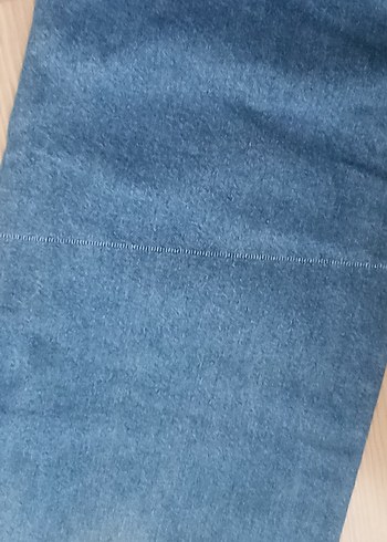 Mavi Yüksek Bel Kadın Kot Pantolon - Görsel 3