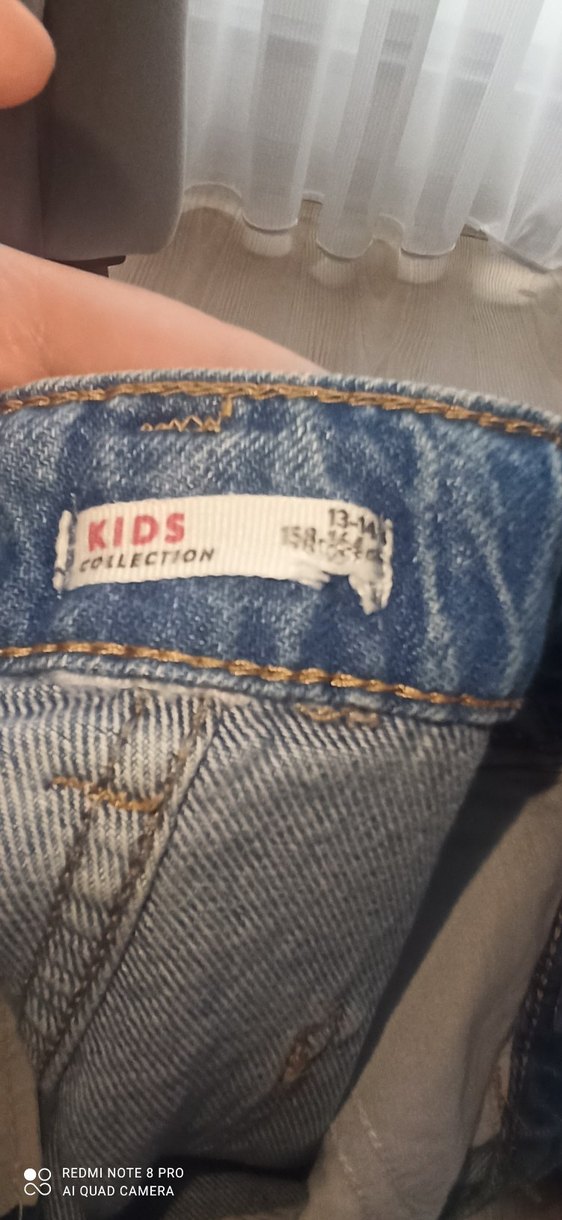 Mavi Yüksek Bel Kadın Kot Pantolon - Görsel 4