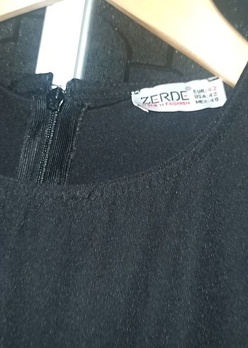 Siyah Kolsuz Uzun  Elbise - Görsel 3